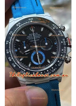 Rolex Cosmograph Daytona DiW RACING BLUE Edition Carbon Fiber Watch - Cal.4130 Movement 