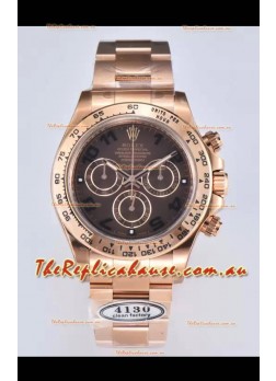 Rolex Cosmograph Daytona M116505-0011 Rose Gold Original Cal.4130 Movement - 904L Steel Watch