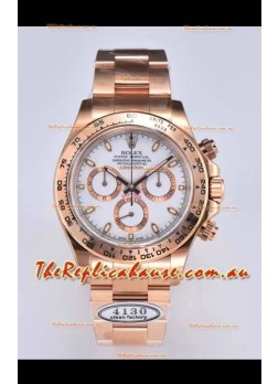 Rolex Cosmograph Daytona M116505-0010 Rose Gold Original Cal.4130 Movement - 904L Steel Watch