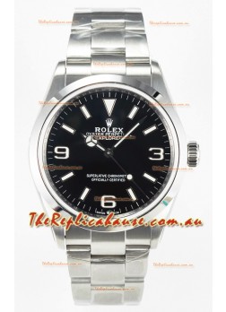 Rolex Explorer I Super Clone M124270 Black Dial 40MM - 904L Steel in ETA 3230 Movement