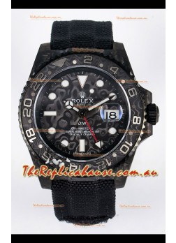 Rolex GMT Masters II Super Clone DiW Edition Swiss Replica Lightweight Carbon Casing Watch 