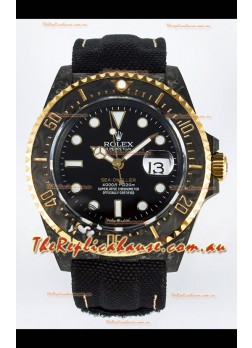 Rolex GMT Masters II Super Clone DiW Edition Swiss Replica Lightweight Carbon Casing Watch 