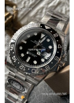 Rolex GMT Masters II 126710GRNR "Bruce Wayne" 904L Steel Oyster Strap Swiss Replica Watch 