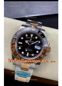 Rolex GMT Masters II M126711CHNR-0002 Everose Two Tone Gold Swiss Replica 1:1 Mirror Watch