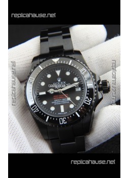Rolex Sea Dweller Japanese Movement Replica Watch Black Dial 44MM