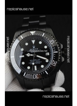 Rolex Sea Dweller Japanese Movement Replica Watch Black Dial 44MM