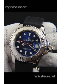 Rolex Yachtmaster Stainless Steel Japanese Replica Watch - 40MM Blue Dial