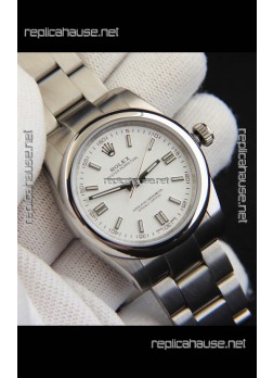 Rolex Oyster Perpetual Japanese Movement Replica Watch 36MM - White Dial