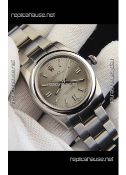 Rolex Oyster Perpetual Japanese Movement Replica Watch 36MM - Grey Dial