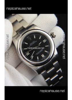 Rolex Oyster Perpetual Japanese Movement Replica Watch 36MM - Black Dial