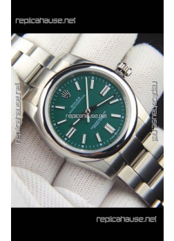 Rolex Oyster Perpetual Japanese Movement Replica Watch 36MM - Green Dial