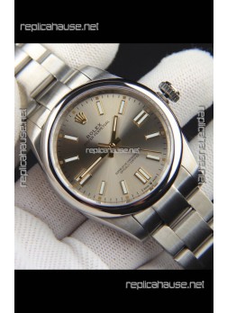 Rolex Oyster Perpetual Japanese Movement Replica Watch 41MM - Grey Dial