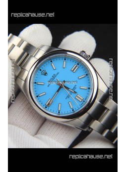 Rolex Oyster Perpetual Japanese Movement Replica Watch 41MM - Tiffany Blue Dial