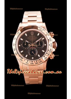 Rolex Daytona 116505 Rose Gold Original Cal.4130 Movement - 1:1 Mirror 904L Steel Watch