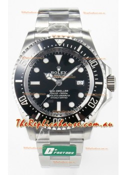 Rolex Sea-Dweller Deepsea Super Clone 126660LN Swiss Replica Watch 1:1 Mirror Replica in 904L Steel Case