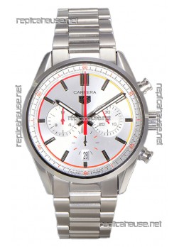 Tag Heuer Carrera Chronosprint X Swiss Quartz Replica Watch Steel Dial & Strap 