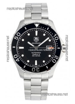 Tag Heuer Aquaracer Calibre 5 1:1 Mirror Replica Watch Black Dial 904L Steel 41MM