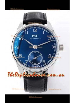IWC Portofino Automatic 1:1 Mirror Quality Blue Dial Steel Casing Swiss Replica Watch