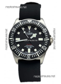 Tudor Pelagos FXD Titanium Casing 1:1 Mirror Replica Black Dial in Black Nato Strap