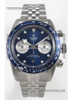 Tudor Super Clone Black Bay Chronograph Watch in Dark Blue Dial
