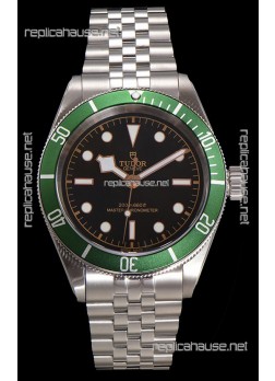 Tudor Black Bay Super Clone Harrods Edition Green Dial Swiss Replica Watch 