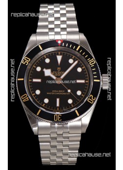 Tudor Black Bay Super Clone Edition Black Dial Swiss Replica Watch 