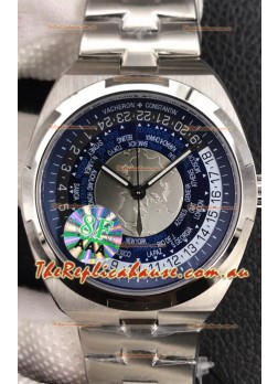 Vacheron Constantin Overseas World Time Edition Blue Dial Swiss Replica Watch 