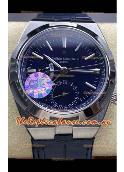 Vacheron Constantin Overseas Dual Time Stainless Steel  1:1 Mirror Swiss Replica Blue Dial