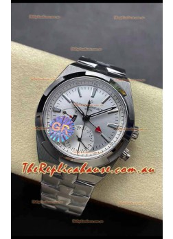 Vacheron Constantin Overseas Dual Time Stainless Steel  1:1 Mirror Swiss Replica Steel Dial