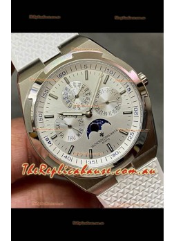 Vacheron Constantin Overseas Perpetual Calendar Ultra-Thin Steel Dial with Steel Strap