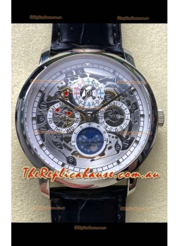 Vacheron Constantin Patrimony Traditionelle Skeleton Perpetual Calendar Swiss Replica Watch  
