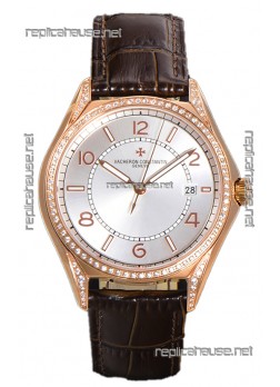 Vacheron Constantin Fiftysix Edition 904L Steel Rose Gold  1:1 Mriror Replica Steel Dial