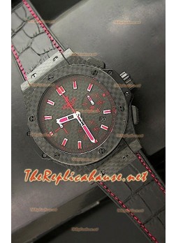 Hublot Big Bang All Carbon Swiss Replica Watch in Red