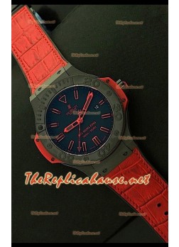 Hublot Big Bang King PVD Swiss Watch in Carbon Dial