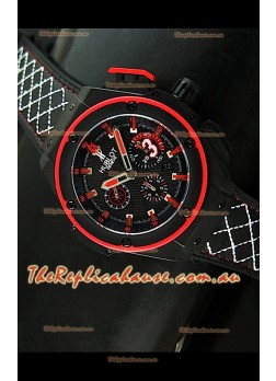 Hublot Big Bang Dwayne Wade Edition Swiss Replica Watch Black Strap