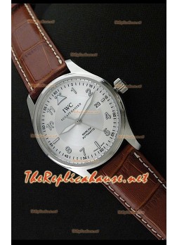 IWC Mark XVI Swiss Replica Watch in Steel - 40MM - White Dial