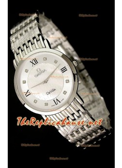 Omega Deville Mens Japanese Replica Watch in Steel 