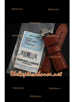 Panerai Brown Crocodile Strap
