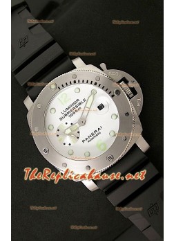 Panerai Luminor Submersible 1000M Japanese Watch in White Dial