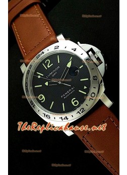 Panerai PAM029M Luminor GMT Swiss Watch - 1:1 Ultimate Mirror Replica