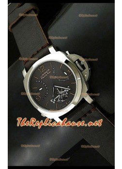 Panerai Luminor Tourbillon Power Reserve Watch 44MM - Brown Dial