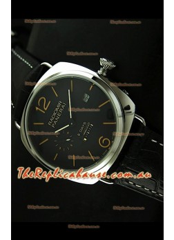 Panerai Radiomir 8 Days Japanese Replica Watch in Black Dial