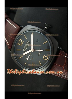 Panerai Radiomir GMT Japanese Replica Watch in PVD Case