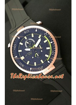 Porsche Design Diver with Rose Gold Plating in Japanese Quartz Movement