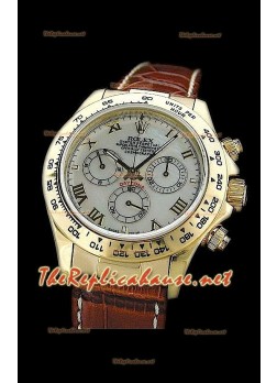 Rolex Daytona Cosmograph Swiss Replica Watch in Pearl Dial