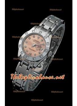Rolex Datejust Ladies Swiss Replica Watch in Champagne Dial