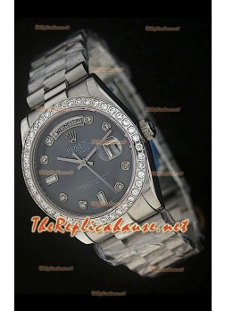 Rolex DayDate Swiss Replica Watch in Pearl Dial