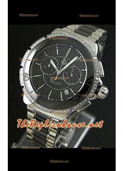 Tag Heuer Formula 1 Ladies Chronograph Watch in Black - 1:1 Mirror Replica