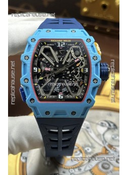 Richard Mille RM35-03 Rafael Nadal Edition Pastel Blue Quartz TPT Super Clone Watch 