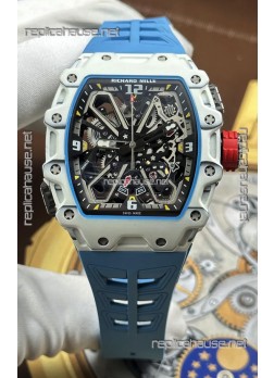 Richard Mille RM35-03 Rafael Nadal Edition White Quartz TPT Super Clone Watch 